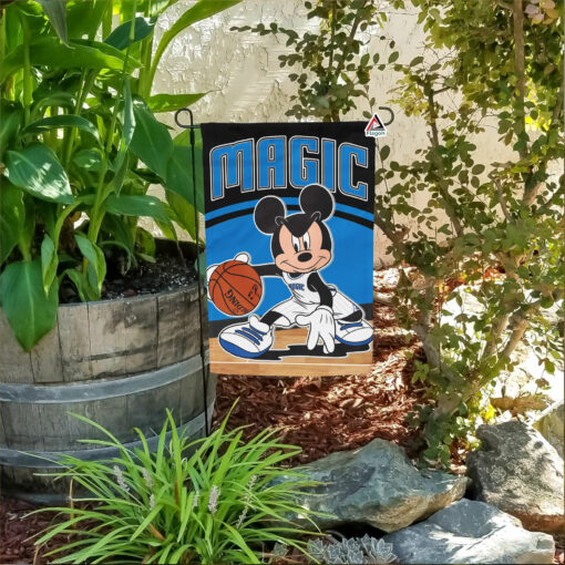 Orlando Magic x Mickey Basketball Flag, NBA Premium Flag