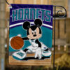 Charlotte Hornets x Mickey Basketball Flag, NBA Premium Flag