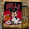 Chicago Bulls x Mickey Basketball Flag, NBA Premium Flag