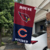 Arizona Cardinals vs Chicago Bears House Divided Flag, NFL House Divided Flag