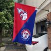 Guardians vs Rangers House Divided Flag, MLB House Divided Flag