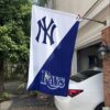 Yankees vs Rays House Divided Flag, MLB House Divided Flag
