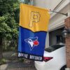 Pirates vs Blue Jays House Divided Flag, MLB House Divided Flag