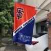 Giants vs Rays House Divided Flag, MLB House Divided Flag