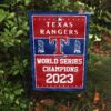 Texas Rangers World Series Champions Flag, Rangers World Series Flag, MLB Premium Flag