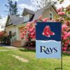 Red Sox vs Rays House Divided Flag, MLB House Divided Flag