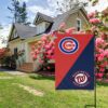 Cubs vs Nationals House Divided Flag, MLB House Divided Flag