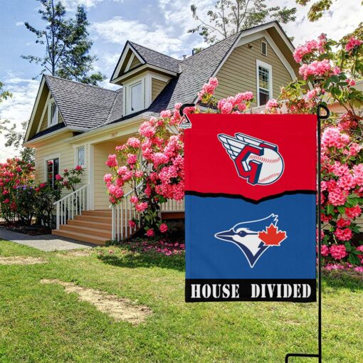Guardians vs Blue Jays House Divided Flag, MLB House Divided Flag