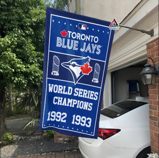Toronto Blue Jays World Series Champions Flag, Blue Jays World Series Flag, MLB Premium Flag