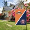 Giants vs Nationals House Divided Flag, MLB House Divided Flag