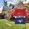 Cardinals vs Blue Jays House Divided Flag, MLB House Divided Flag