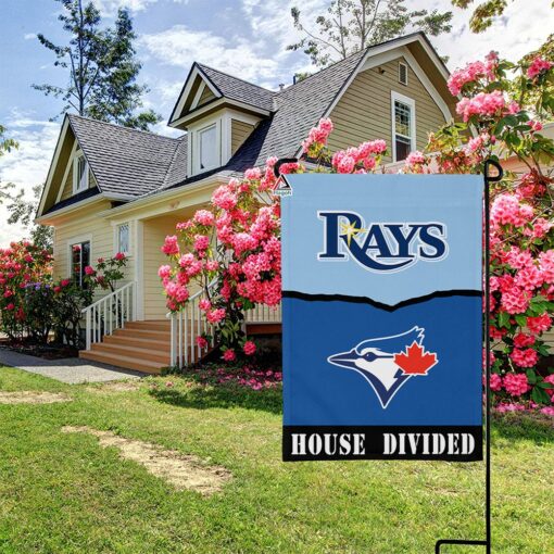 Rays vs Blue Jays House Divided Flag, MLB House Divided Flag