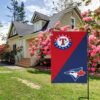 Rangers vs Blue Jays House Divided Flag, MLB House Divided Flag