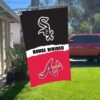 White Sox vs Braves House Divided Flag, MLB House Divided Flag