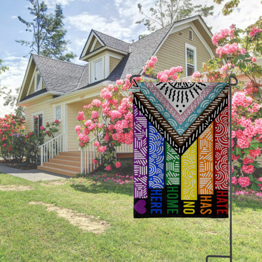 Hate Has No Home Here Flag, LGBT Pride Month Outside Decoration Flag