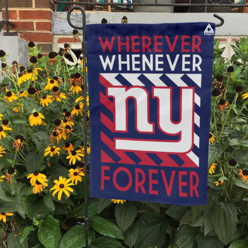New York Giants Forever Fan Flag, NFL Sport Fans Outdoor Flag