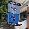 Seattle Seahawks vs Tennessee Titans House Divided Flag, NFL House Divided Flag