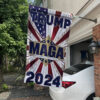 Trump MAGA 2024 Flag, Trump Make America Great Again Flag, Trump Flags, Political Flags