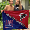 New York Giants vs Atlanta Falcons House Divided Flag, NFL House Divided Flag