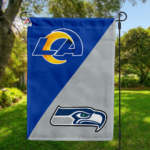Rams vs Seahawks House Divided Flag, NFL House Divided Flag
