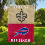 Saints vs Bills House Divided Flag, NFL House Divided Flag