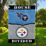 Titans vs Steelers House Divided Flag, NFL House Divided Flag