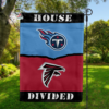 Tennessee Titans vs Atlanta Falcons House Divided Flag, NFL House Divided Flag