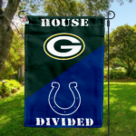 Packers vs Colts House Divided Flag, NFL House Divided Flag