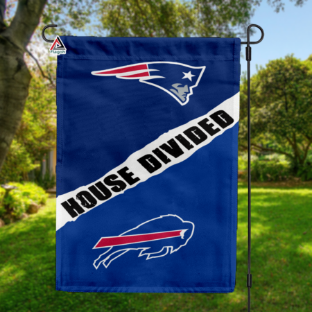 Patriots vs Bills House Divided Flag, NFL House Divided Flag