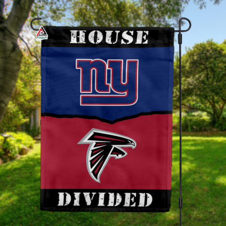Giants vs Falcons House Divided Flag, NFL House Divided Flag