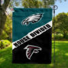 Philadelphia Eagles vs Atlanta Falcons House Divided Flag, NFL House Divided Flag