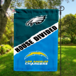 Eagles vs Chargers House Divided Flag, NFL House Divided Flag
