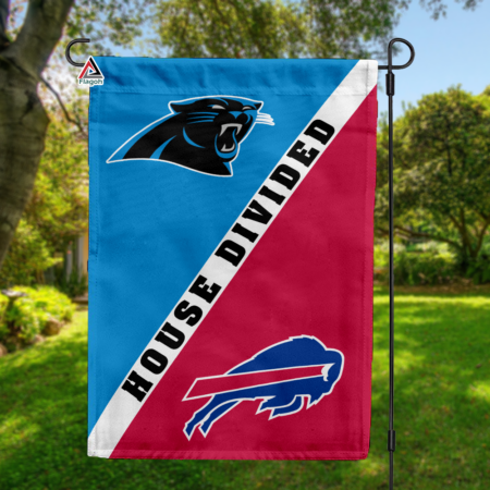 Panthers vs Bills House Divided Flag, NFL House Divided Flag
