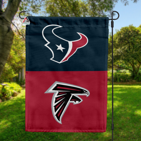 Texans vs Falcons House Divided Flag, NFL House Divided Flag