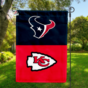 Texans vs Chiefs House Divided Flag, NFL House Divided Flag - Flagoh