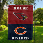 Cardinals vs Bears House Divided Flag, NFL House Divided Flag