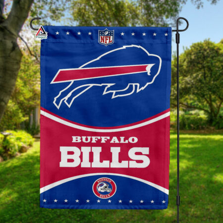 Buffalo Bills Football Team Flag, NFL Premium Two-sided Vertical Flag