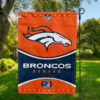Denver Broncos Football Team Flag, NFL Premium Two-sided Vertical Flag