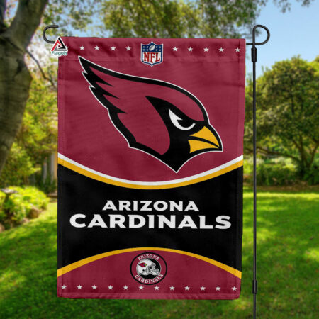 Arizona Cardinals Football Team Flag, NFL Premium Two-sided Vertical Flag