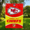 Kansas City Chiefs Football Team Flag, NFL Premium Two-sided Vertical Flag