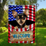 Chihuahua Dog Breed Patriotic Flag, Happy 4th July Flag, Chihuahua Dog Independence Day Flag