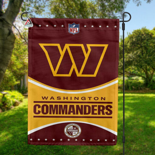 Washington Commanders Football Team Flag, NFL Premium Two-sided Vertical Flag