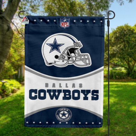 Dallas Cowboys Football Team Flag, NFL Premium Two-sided Vertical Flag