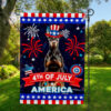 Doberman Dog Breed Patriotic Flag, Happy 4th July Flag, Doberman Dog Independence Day Flag
