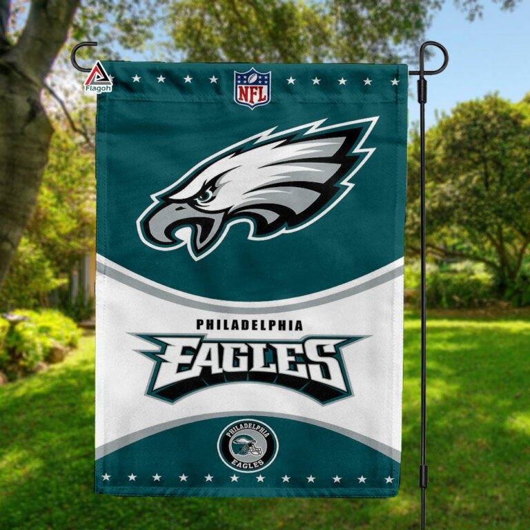 Philadelphia Eagles Football Team Flag, NFL Premium Two-sided Vertical