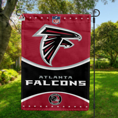 Atlanta Falcons Football Team Flag, NFL Premium Two-sided Vertical Flag