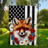Fox Patriotic Flag, Happy 4th July Flag, Fox Independence Day Flag