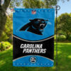 Carolina Panthers Football Team Flag, NFL Premium Two-sided Vertical Flag