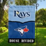 Rays vs Blue Jays House Divided Flag, MLB House Divided Flag