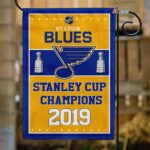 St. Louis Blues Stanley Cup Champions Flag, Blues Stanley Cup Flag, NHL Premium Flag